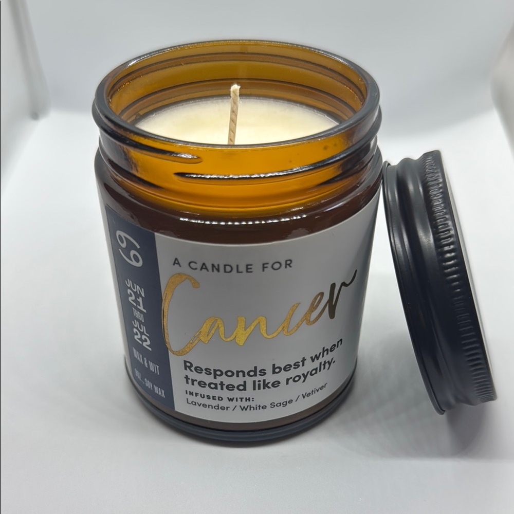 Cancer Zodiac Scented Candle